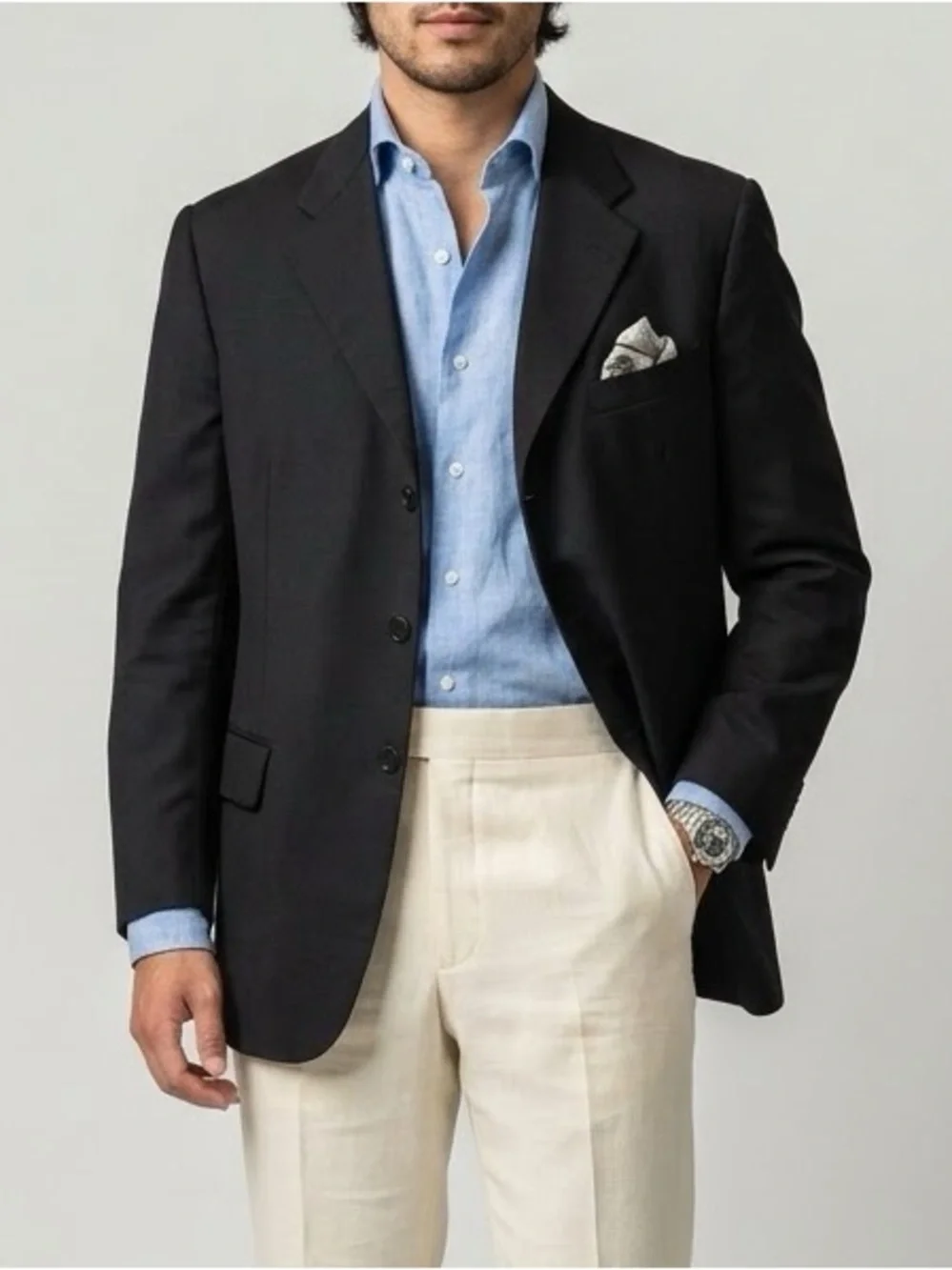 Giorgio Zillioni Vintage Men’s Black Blazer
